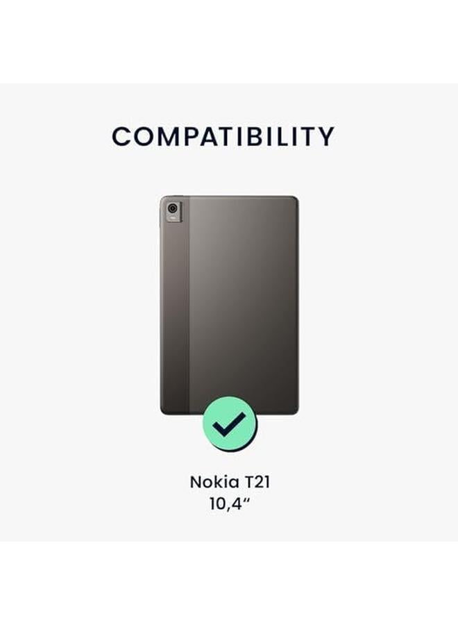 Gel Case For Nokia T21 10.4 Inch Tablet Lightweight Ultra Soft And Slim Transparent Tpu Side Corner Protective Bumper Cover Nokia Tablet T21 Ta 1495 Ta 1521 Ta 1505 Ta 1487 2022 Release