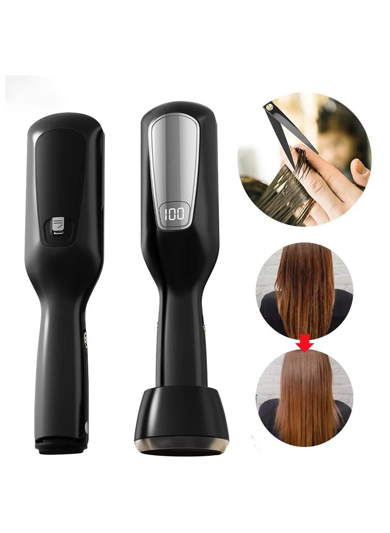 FLYHSO 5 in 1 Hair Split Ends Trimmer Charging Professional Hair Cutter Smooth End Cutting Clipper Beauty Set Hair Straightener - Image 1