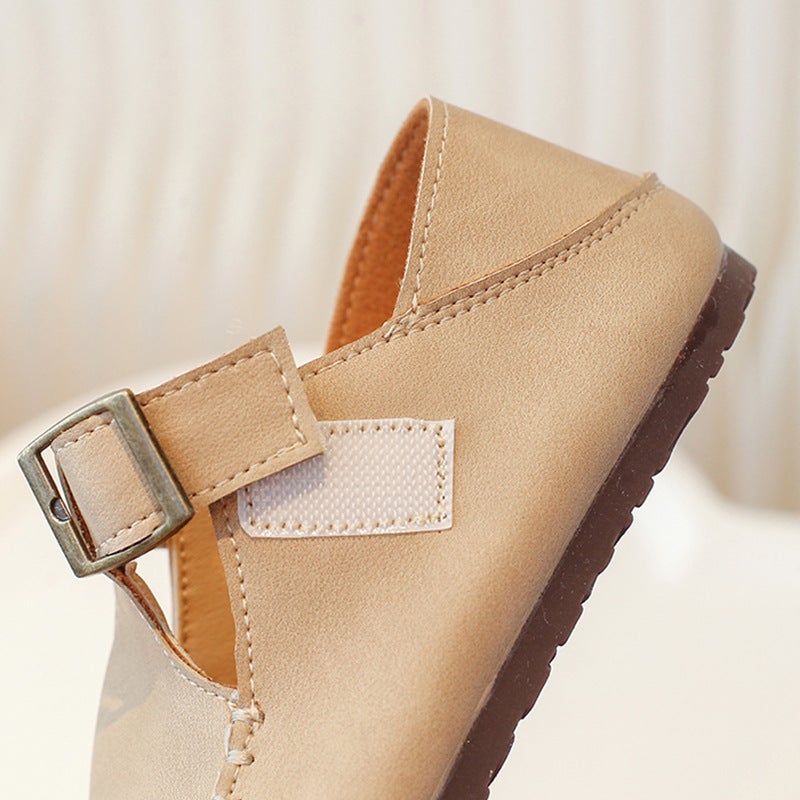 Boys' Leather Shoes 2025 New Girls' Shoes Stylist Birkenth Shoes Children'S Shoes - Image 4