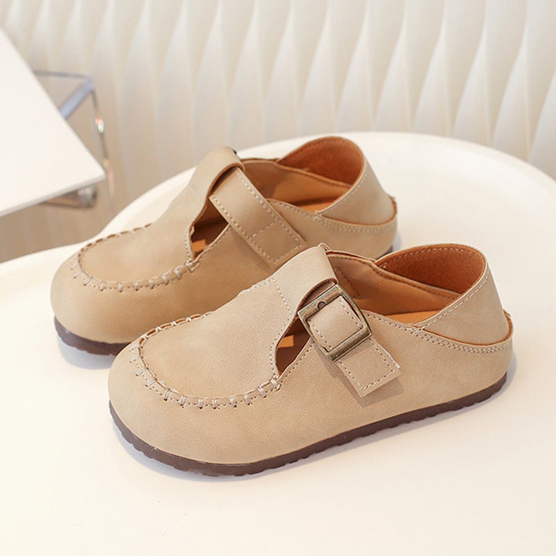 Boys' Leather Shoes 2025 New Girls' Shoes Stylist Birkenth Shoes Children'S Shoes - Image 2