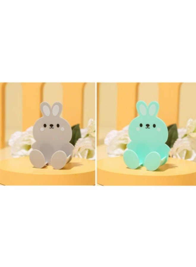 2Pcs Cartoon Sticky Plug Hook Socket Hook Power Cord Plug Storage Rack - Image 1