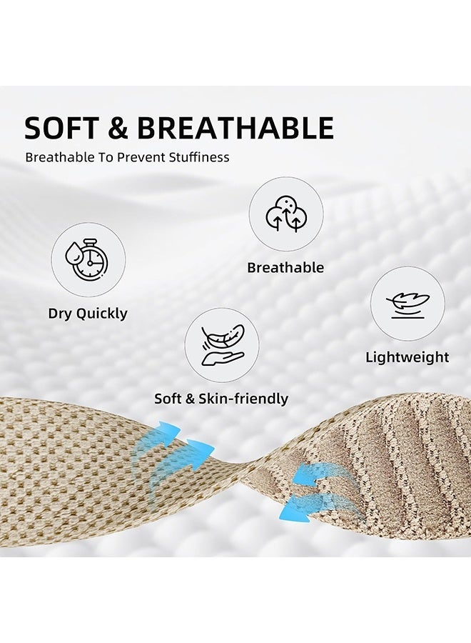 O Ozone Ultra-Soft Stretchy Nylon Sport Band For WHOOP 5.0, MG, Life | Adjustable, Breathable, & Sweat-Wicking Replacement Wristbands for Men & Women- Beige - Image 5