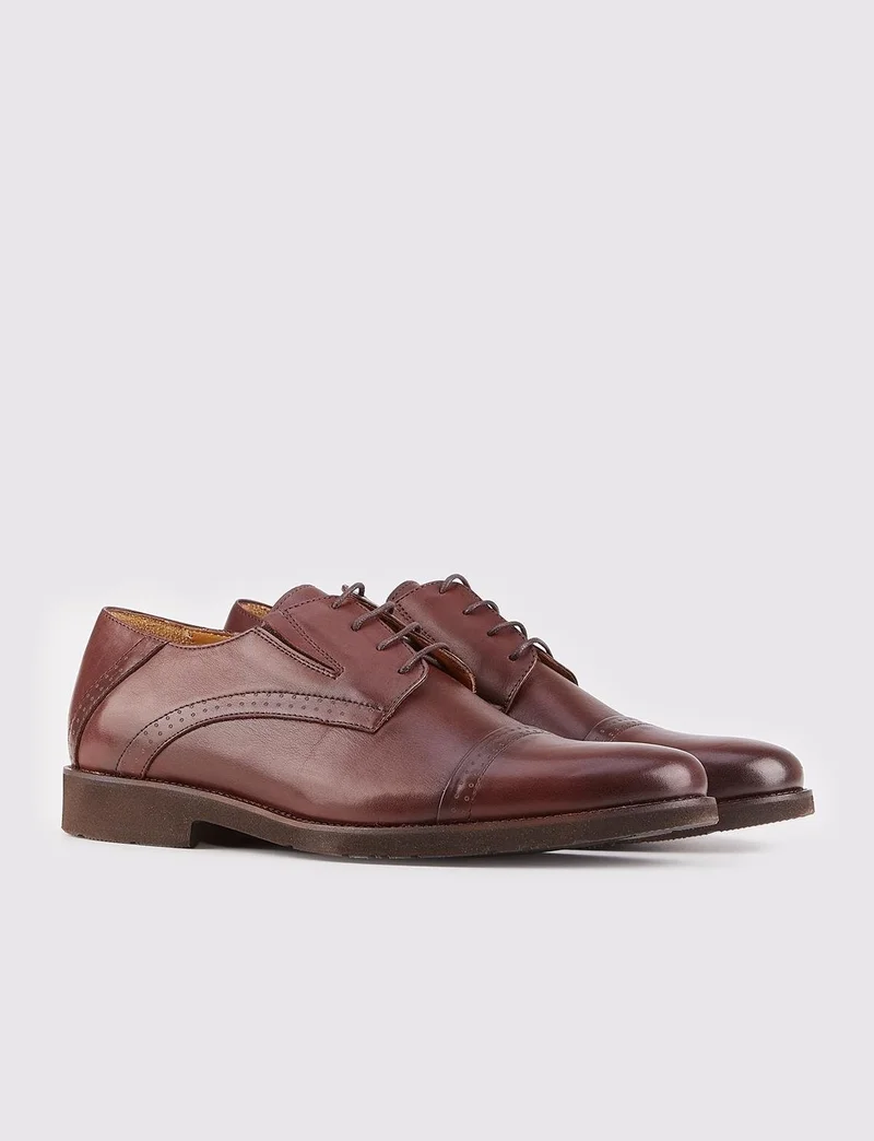 Cabani Men's Light Sole Lace Up Stretch Detailed Comfort Casual Shoes 21402
