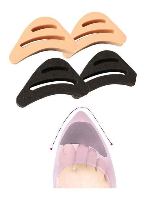 2 Pairs Toe Inserts Adjustable Plug Reusable Shoe Filler