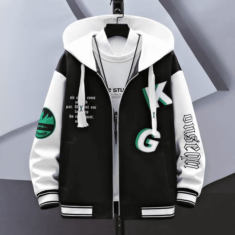 13-15 Years Old Junior High School Boys Coat 14 Handsome Baseball Suit Jacket 15 Years Old Teenager Big Boy Men'S Clothing - Image 1