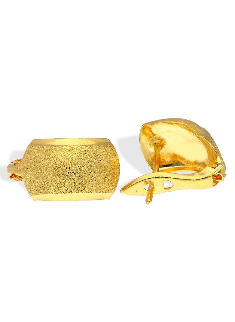 FK Jewellers - Gold Clip Earrings 18KT - FKJERN18KU3006 - Image 1