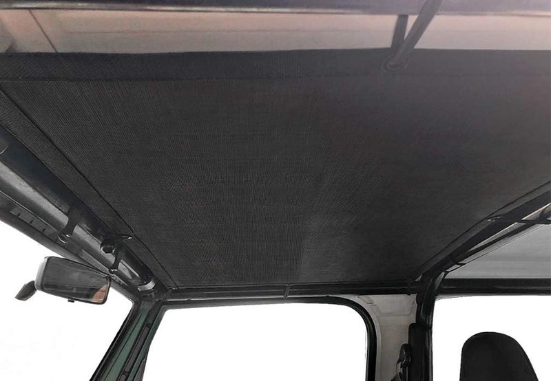 Shadeidea Sun Shade for Jeep Wrangler TJ 1997-2006 - Black Mesh Screen Cover with UV Blocker - Image 2