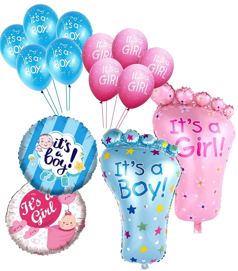 SOI Mom to Be Decoration Items Set | Welcome Baby Shower Decoration Items | Decoration Items For Baby Shower (Feet & Round Combo) - Image 4