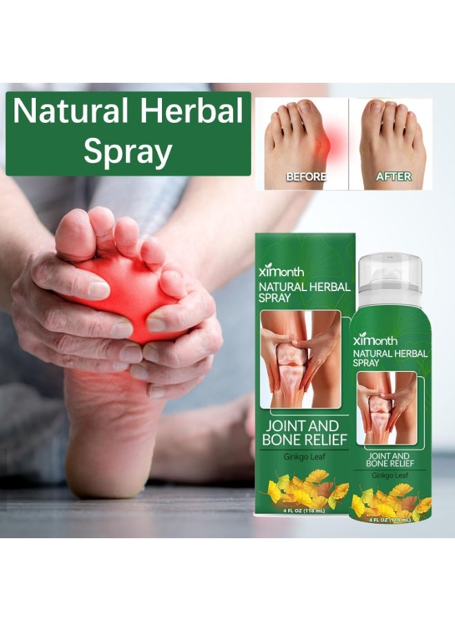 SYOSI Instant Pain Relief Herbal Spray, Joint Pain & Arthritis Relief Spray, Fast Sore Muscle Pain Relief, Natural Herbal Oil Spray for Joint Aid, 118ml - Image 4