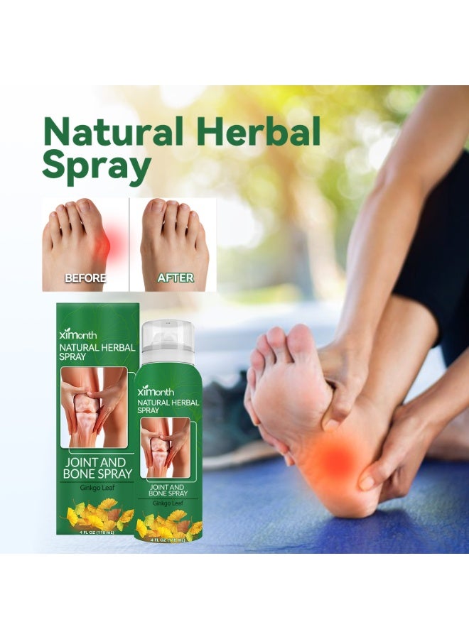 SYOSI Instant Pain Relief Herbal Spray, Joint Pain & Arthritis Relief Spray, Fast Sore Muscle Pain Relief, Natural Herbal Oil Spray for Joint Aid, 118ml - Image 2