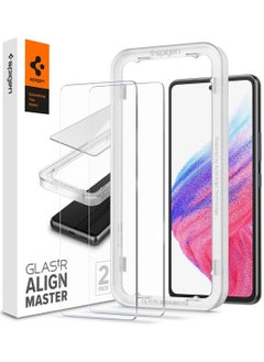 Glastr Align Master Screen Protector with Easy Install Tray for Samsung Galaxy A53 5G - 2 Pack