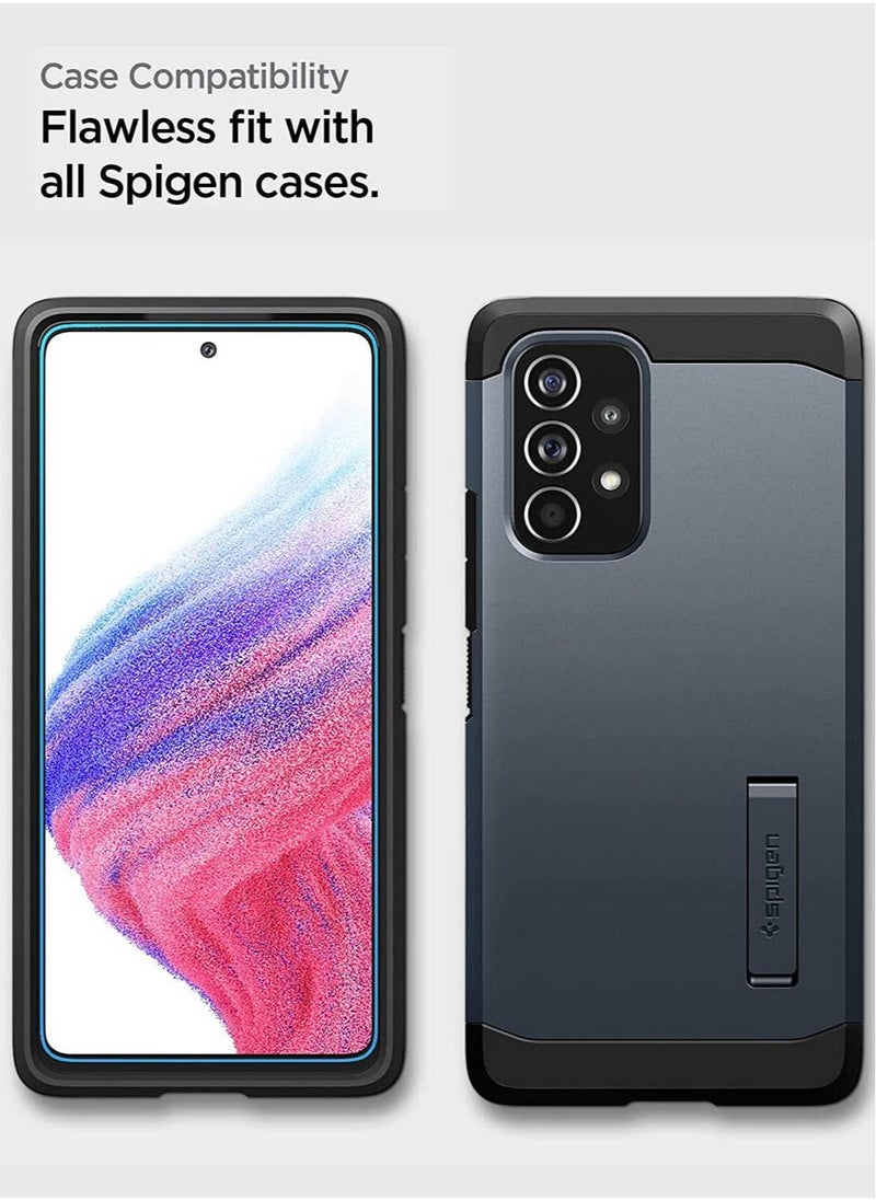 Spigen - Glastr Align Master Screen Protector with Easy Install Tray for Samsung Galaxy A53 5G - 2 Pack - Image 1