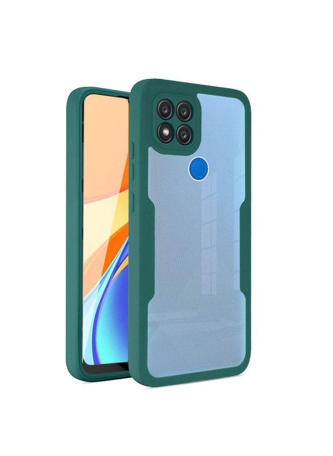 HuHa Case Cover For Xiaomi Redmi 9C 360 Degrees Full Coverage Phone Case Green 