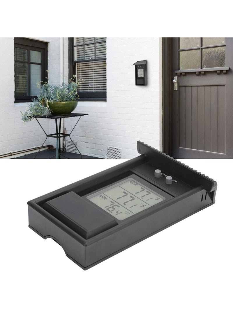 SYOSI Digital Greenhouse Thermometer with Hook up ℃ or ℉ Display Maximum and Minimum Temperature Monitoring with memory function for Garden Greenhouse Indoor Room Home Refrigerator Greenhouse Black - Image 5
