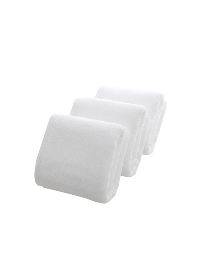 بروماس مناشف حمام قطن تركي 3 قطع أبيض 70x140 سم - Image 2