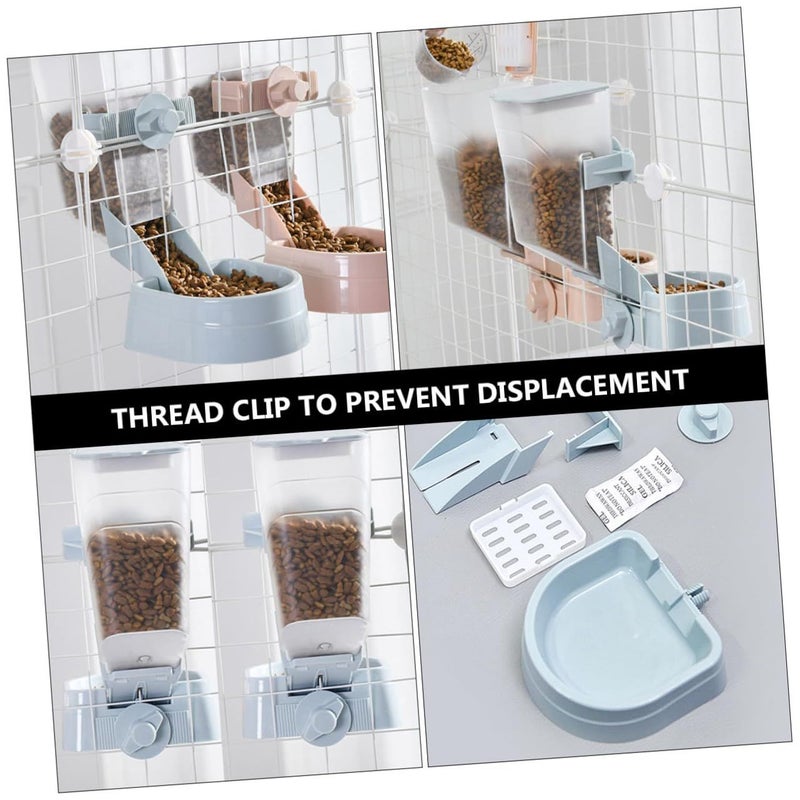 2L Hanging Automatic Dog Feeder With Bowls For Cage Small To Medium Pets - Image 5