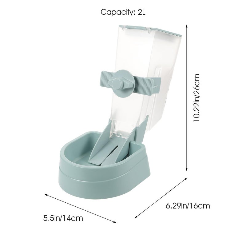 2L Hanging Automatic Dog Feeder With Bowls For Cage Small To Medium Pets - Image 3