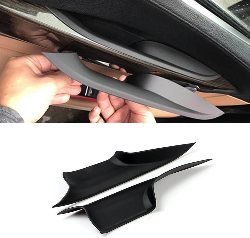 Jaronx Compatible with BMW 7 Series Door Pull Handle Covers,Left Front and Right Front F01/F02 Door Handle Cover 7 Series Door Panel Trim (Compatible with BMW 730 740 750 760 F01/F02 2008-2014) | Left Front and Right Front F01/F02 Door Handle Cover (Compatible with BMW 730 740 750 760 F01/F02 2008-2014) - Image 2