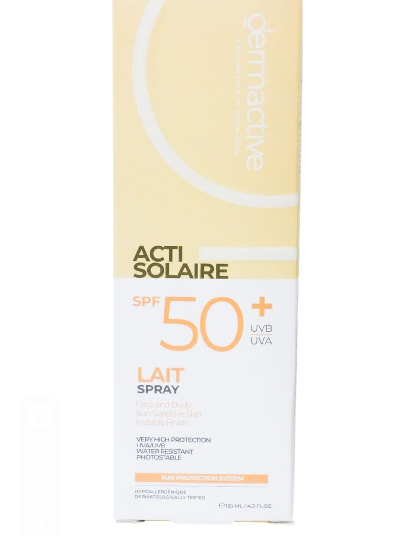 Dermactive Dermactive Acti Solaire Spf 50 Lait Spray Sunscreen - 125 Ml - Image 1