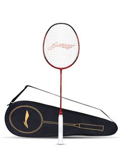 Li-Ning 3D Calibar X Boost Badminton Racket - Dark Grey/Red (Strung)  - Image 3