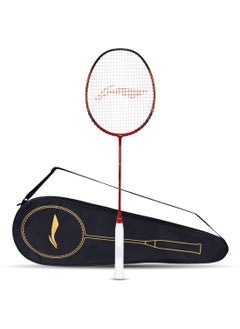 Li-Ning 3D Calibar X Boost Badminton Racket - Dark Grey/Red (Strung)  - Image 4