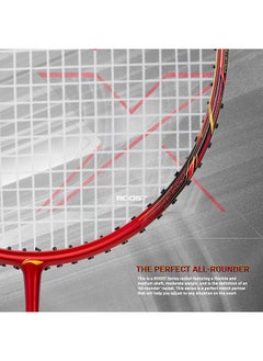 Li-Ning 3D Calibar X Boost Badminton Racket - Dark Grey/Red (Strung)  - Image 5