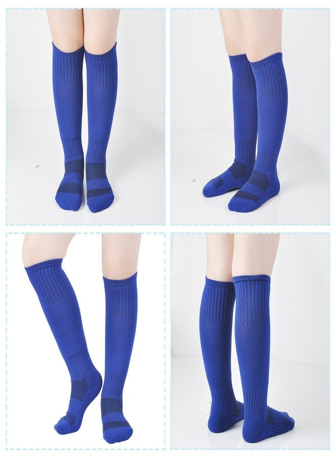hakugoo Kids Soccer Socks Knee High Socks 7-10 Years Baseball Socks Softball Socks for Youth Boys Girls Toddler Red 2 Pairs (M) - Image 5
