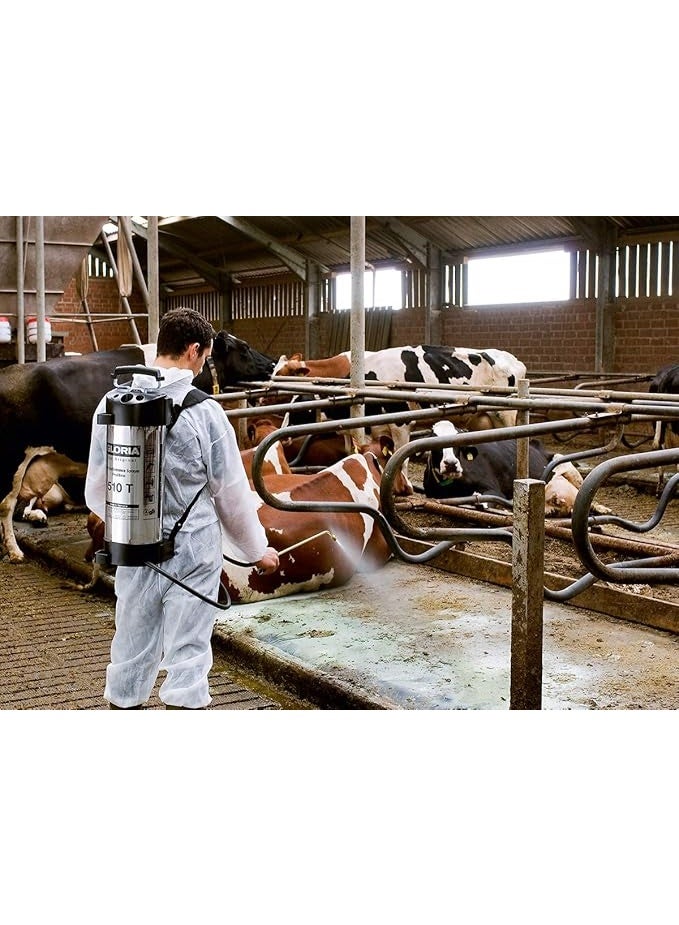 جلوريا بخاخ عالي الاداء "510 T Profiline"، ابيض/اسود، 26×23×68 سم - Image 2