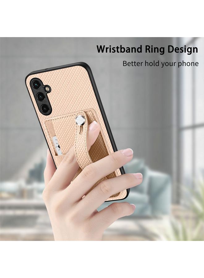 اس-توب جراب لهاتف Samsung Galaxy A34 5G مزود بمسند للمعصم ومحفظة للبطاقات وغطاء خلفي وحافظة هاتف مع سكين أدوات - Image 5