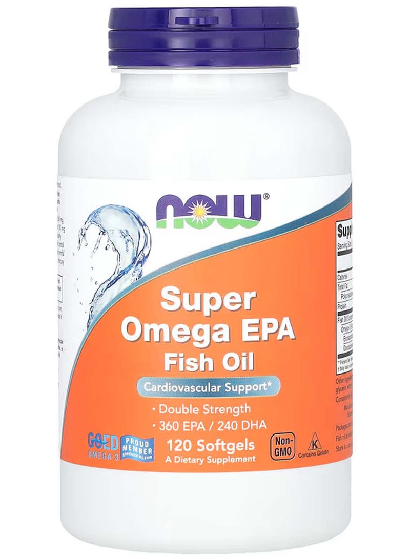 now Super Omega EPA Fish Oil - 120 Softgels - Image 1