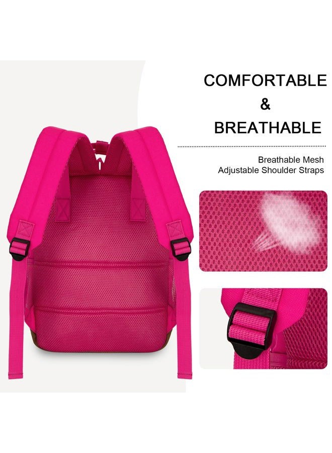 Goloni Laptop Backpack for Men Women,Travel Backpack Business Backpack with USB Port, Rose - Image 3
