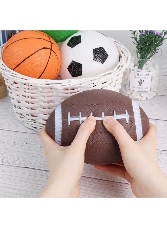 شيندل كرات شيندل الرياضية للأطفال والصغار، كرات رياضية مقاس 5 بوصات مع مضخة يدوية تتضمن كرة قدم للأطفال الصغار، وكرة سلة، وكرات ملعب، للعب في الأماكن المغلقة والمفتوحة - Image 5