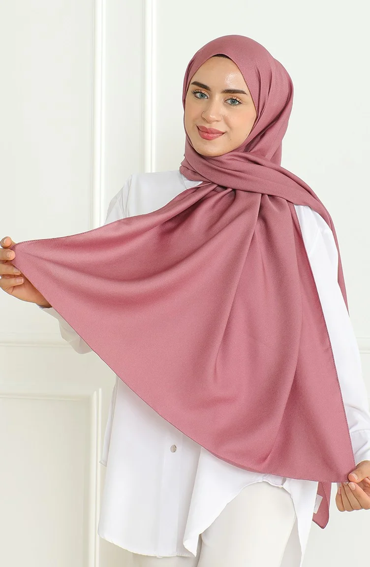 Sefa Merve Medina Silk Sand Shawl 81075-01 Dusty Rose