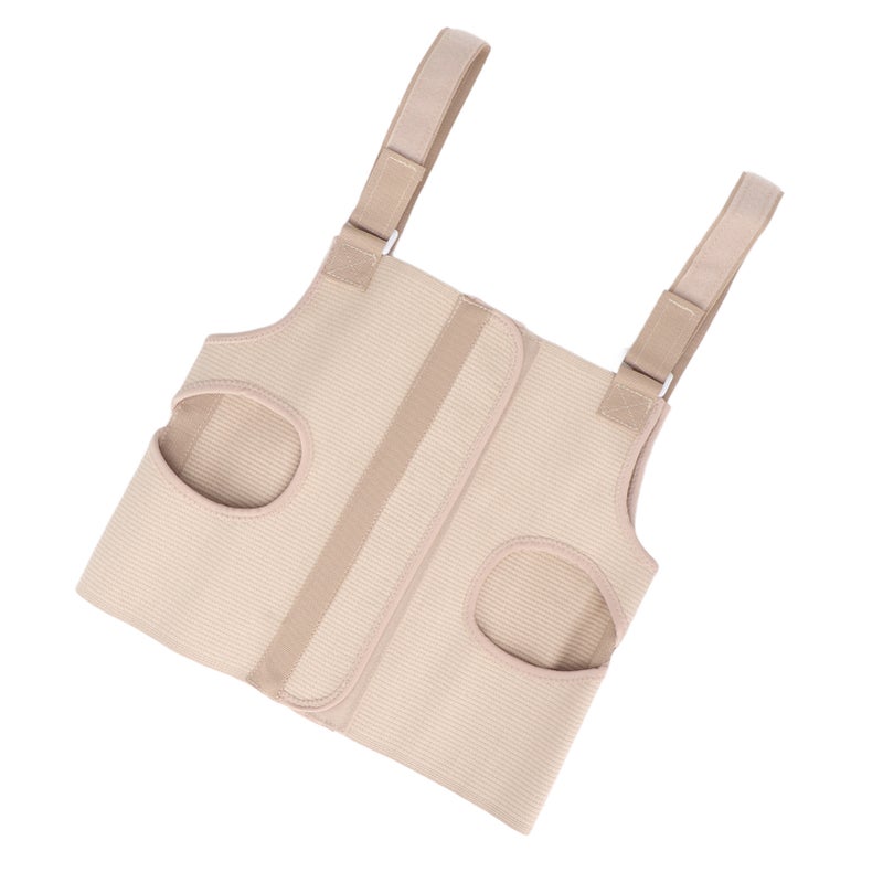 Chest Support Brace Widen Fixation Adhesive Adjustable Shoulder Strap Breathable Rib Support Brace S - Image 2