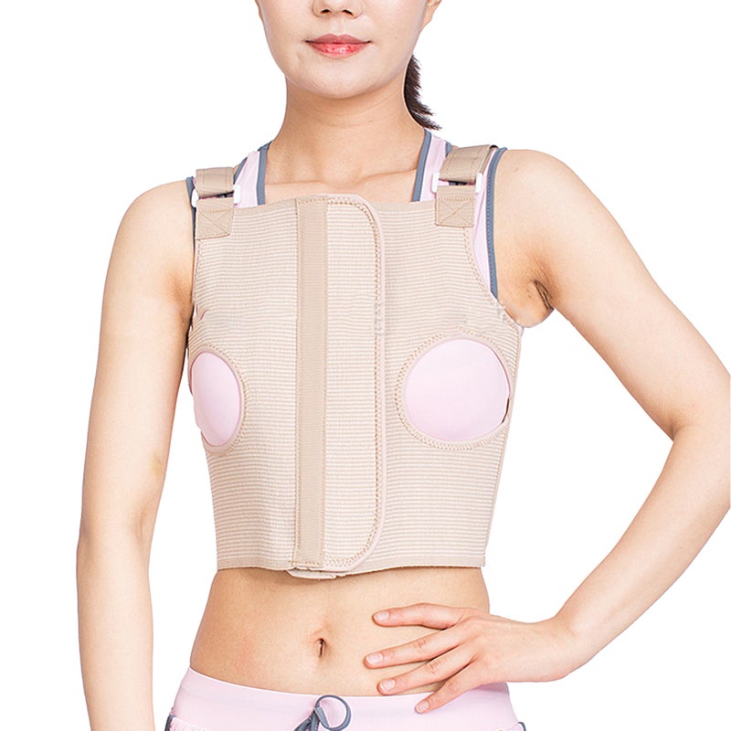 Chest Support Brace Widen Fixation Adhesive Adjustable Shoulder Strap Breathable Rib Support Brace S - Image 3