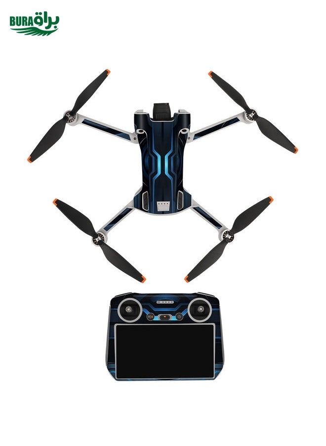 BURAQ - Sunnylife Drone+Remote Control Protective Sticker For DJI Mini 3 Pro RC Version( Time Gate) - Image 1
