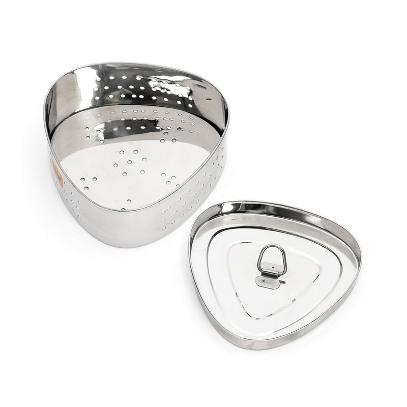 Expresso Stainless Steel Triangle Shape PaneerTofu Press Silver Square Shape Durable and Easy for Perfect Homemade Paneer or Tofu 700 Ml Silver - Image 3