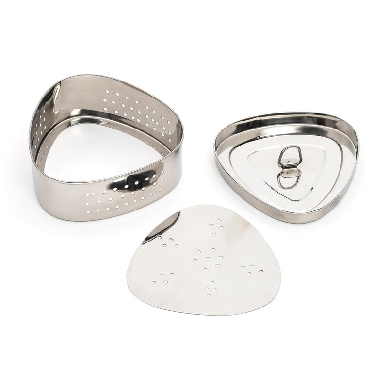 Expresso Stainless Steel Triangle Shape PaneerTofu Press Silver Square Shape Durable and Easy for Perfect Homemade Paneer or Tofu 700 Ml Silver - Image 2