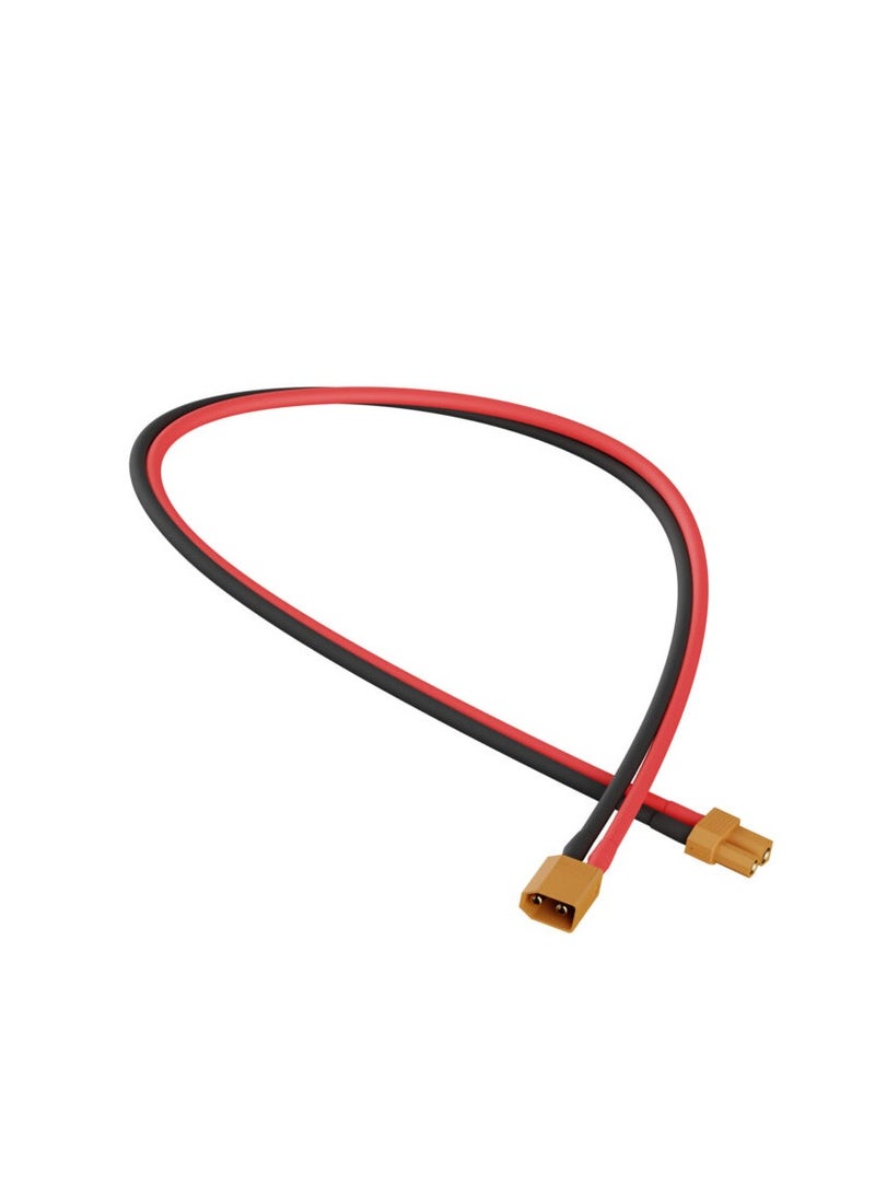 KNP XT30 M/F Connector is a high quality electrical connector designed for use in applications requiring secure and reliable connections with minimal resistance This model comes with pre attached wires making it convenient for a variety of electronic projects and power systems.  - Image 1