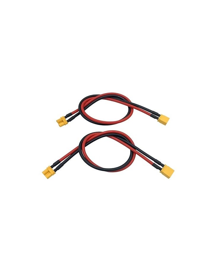 KNP XT30 M/F Connector is a high quality electrical connector designed for use in applications requiring secure and reliable connections with minimal resistance This model comes with pre attached wires making it convenient for a variety of electronic projects and power systems.  - Image 2