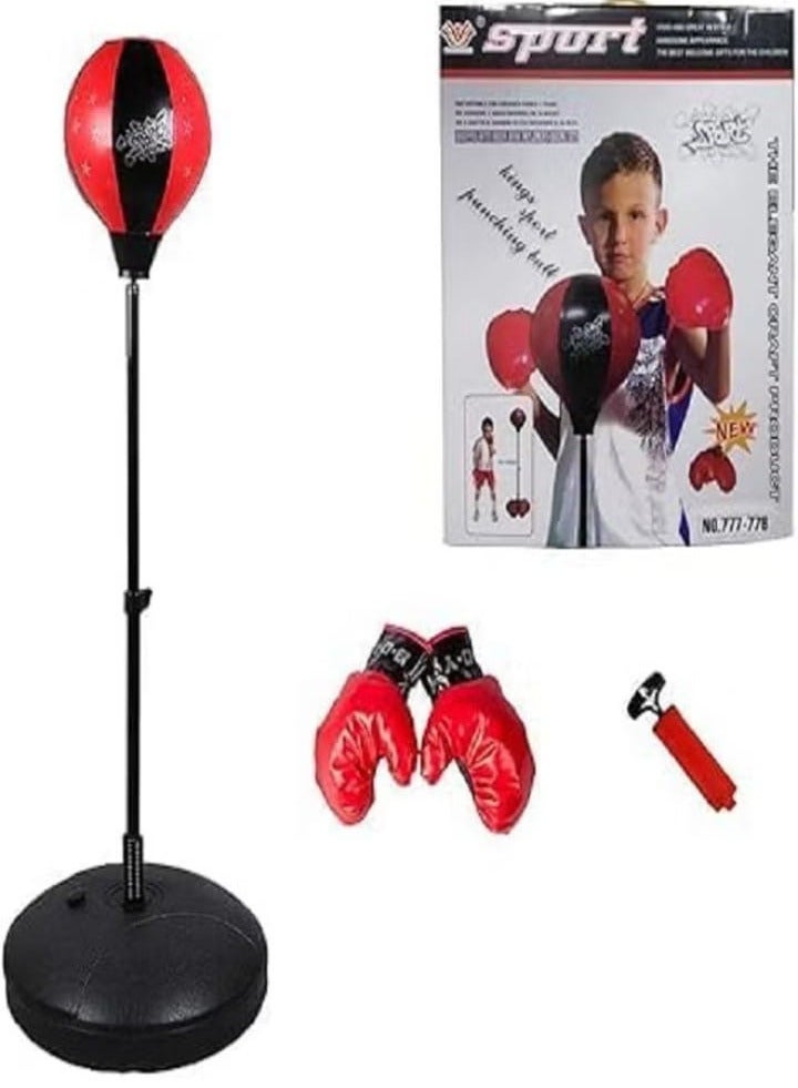 Kids Boxing Stand Set, Punching Bag. - Image 1