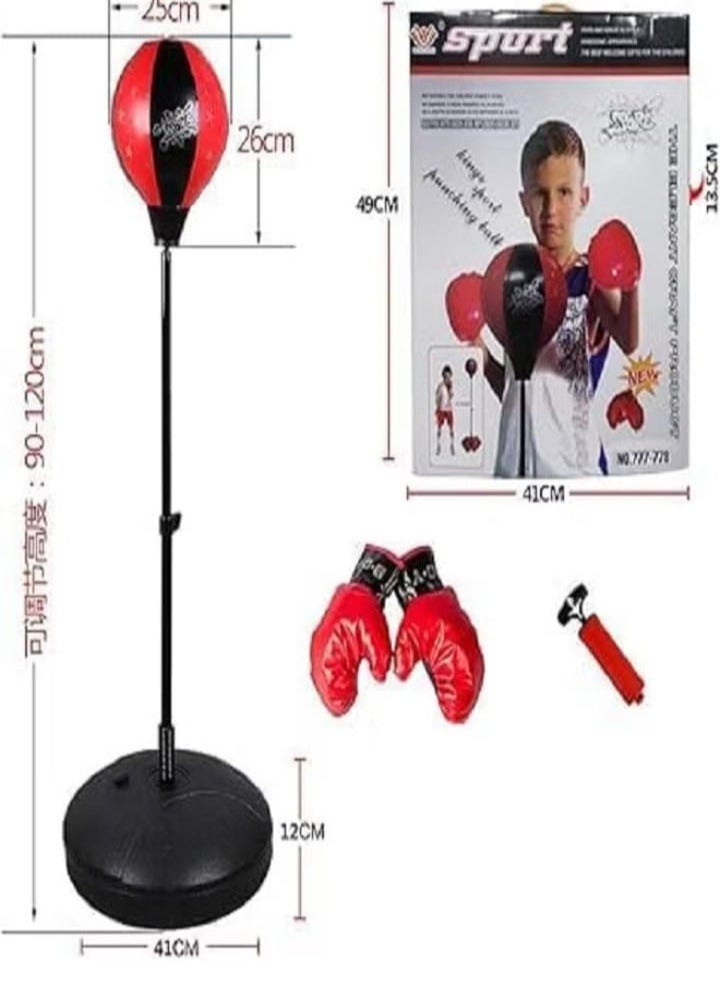 Kids Boxing Stand Set, Punching Bag. - Image 4