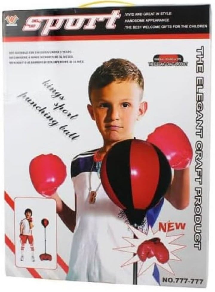 Kids Boxing Stand Set, Punching Bag. - Image 5