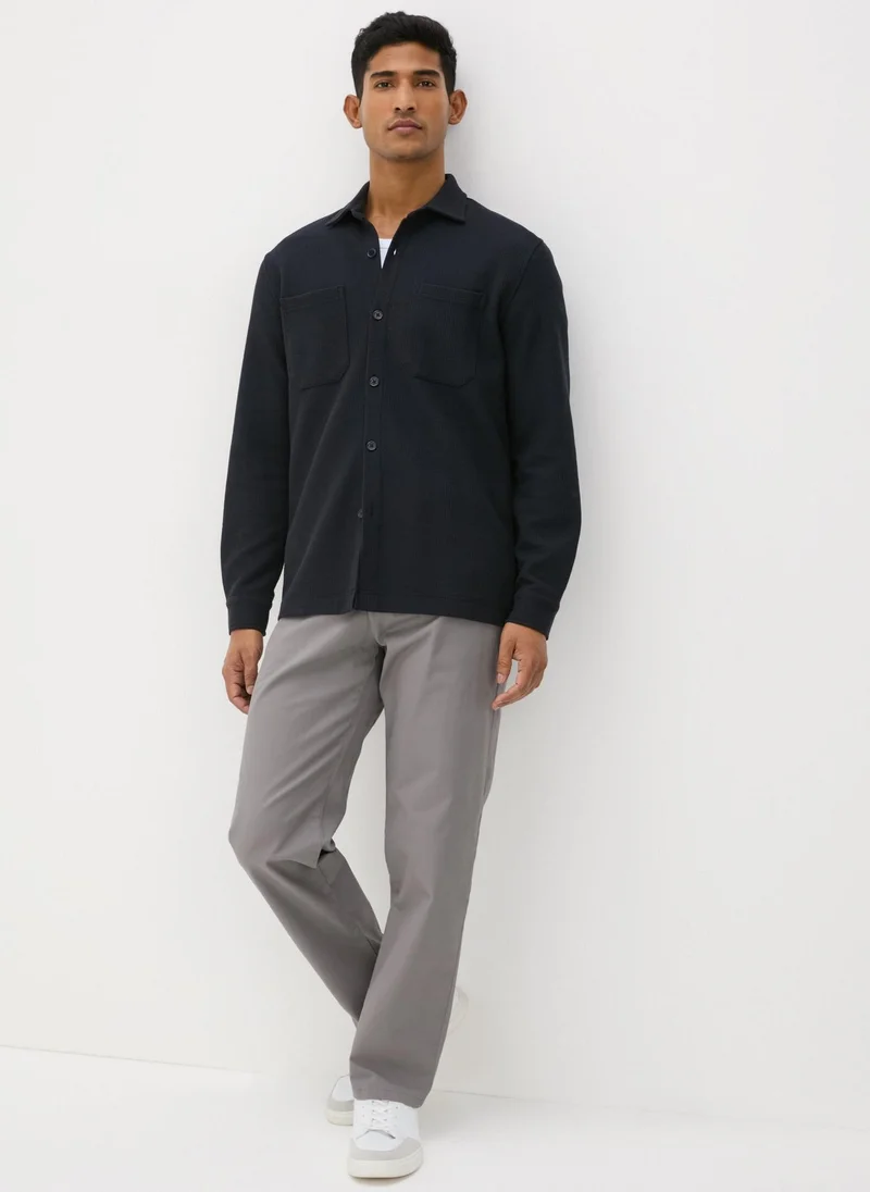 Matalan Grey Straight Fit Chinos Regular
