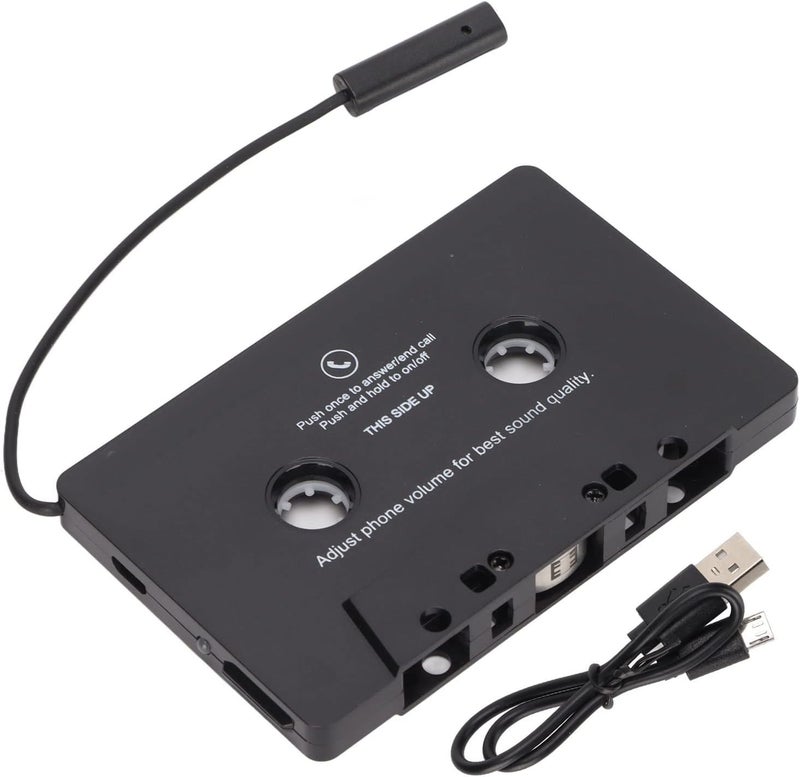 Bewinner Car Cassette Player Adapter, Car Audio Bluetooth 5.0 Cassette Receiver Support Volume Control, Hands Calling, Bluetooth Adapter for Smartphone, Tablet, Car Stereo, Speaker - Image 1
