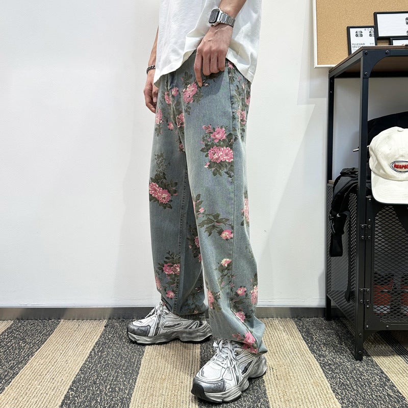 Unisex Classic Denim Jeans Loose Fit Daily Outdoor Wear - Image 4