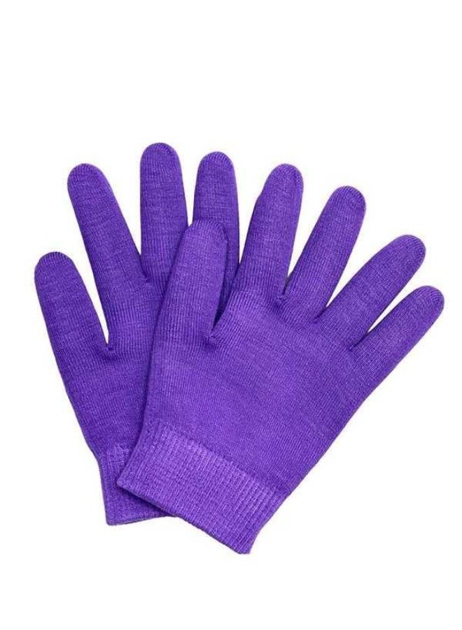 Spa System Gel Gloves for Hand Moisturizing and Softening , Purple