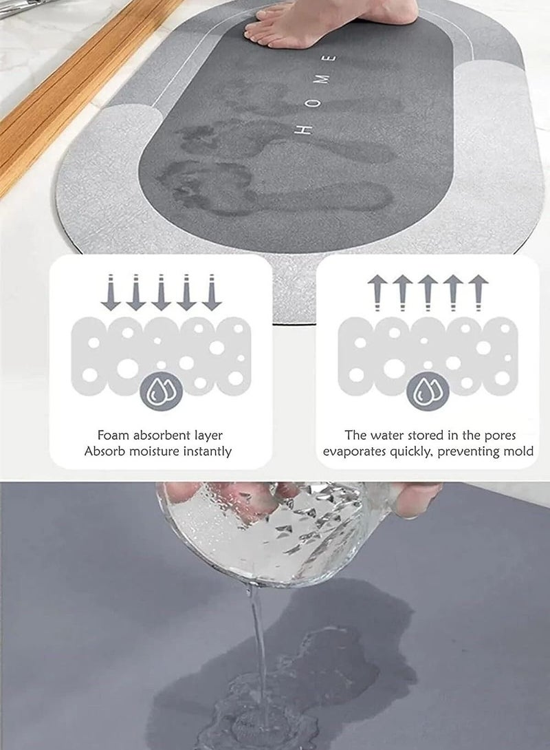 ياميم سجادة أرضية من الألياف الدقيقة فائقة الامتصاص وناعمة ومقاومة للانزلاق وسريعة الجفاف (قد يكون التصميم شديدًا) - Image 3