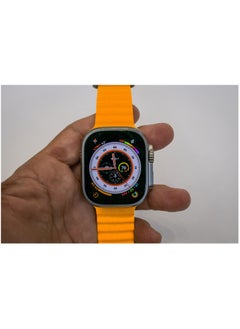 YOMNA YOMNA Silicone Ocean Band Strap Compatible for Apple Watch Ultra 49mm Orange  - Image 5