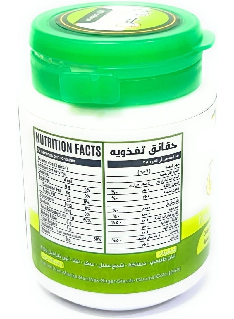 أوريجيم لِبان مستكة طبيعي Ori-Gum (أوري-جم) - بمكونات طبيعية 100% - 50 قطعة / 60 جم - Image 2